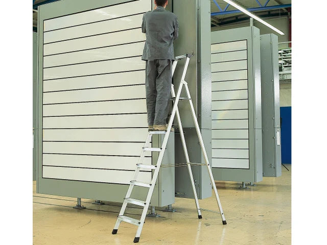 Zarges Anodised Trade Platform Steps, 3 Rungs