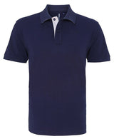 Asquith & Fox Men's Classic Fit Contrast Polo