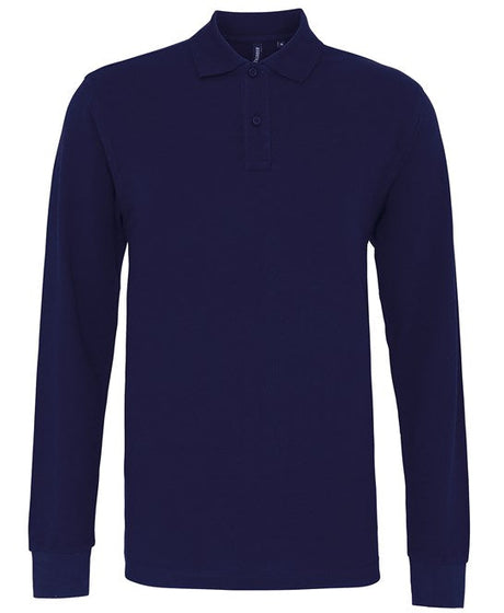 Asquith & Fox Men's Classic Fit Long Sleeved Polo