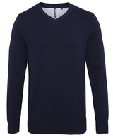 Asquith & Fox Men's Cotton Blend V-Neck Sweater