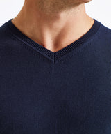 Asquith & Fox Men's Cotton Blend V-Neck Sweater