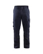 Blaklader Welding Trousers 1701 #colour_navy-blue-hi-vis-yellow