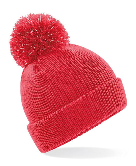 Beechfield Junior Reflective Bobble Beanie