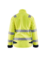 Blaklader Women's Hi-Vis Jacket 4903 #colour_hi-vis-yellow-navy-blue