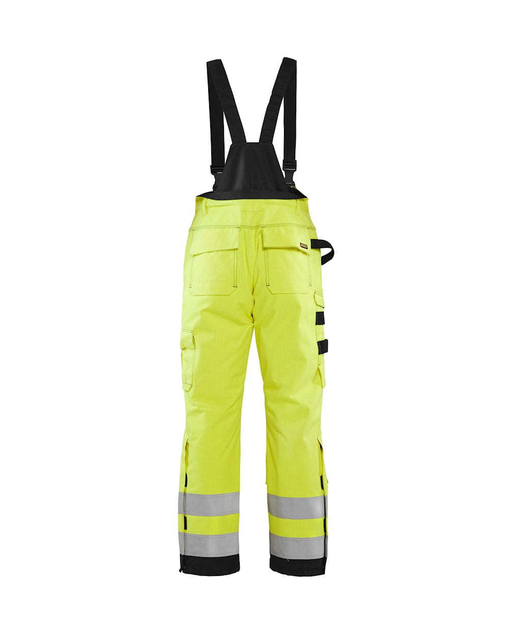 Blaklader Multinorm Winter Trousers 1868 #colour_hi-vis-yellow-navy-blue