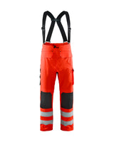 Blaklader Rain Trousers Hi-Vis Level 2 1302 #colour_red-hi-vis