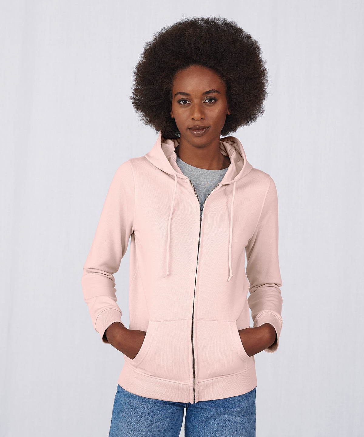 B&C Collection Inspire Zipped Hood Women