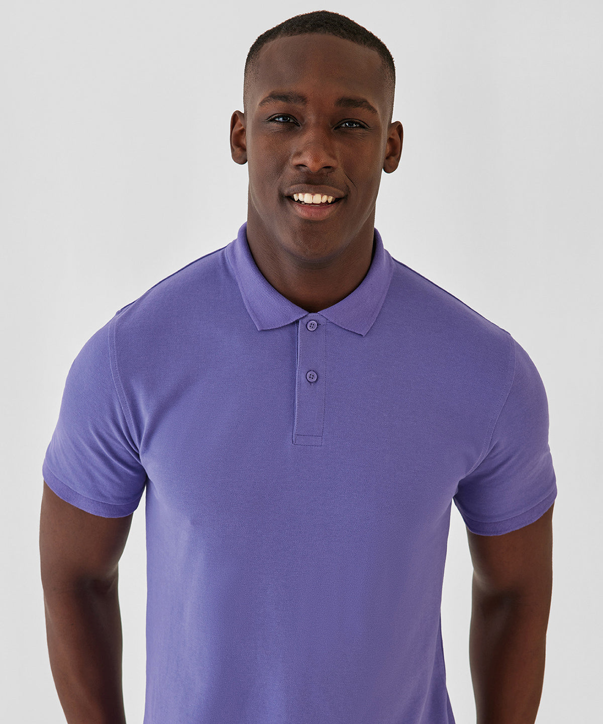 B&C Collection Inspire Polo Men - Milennial Lilac