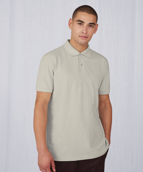 B&C Collection My Polo 210 - Heather Grey Fog