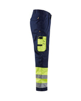 Blaklader Hi-Vis Trousers 1584 - Hi-Vis Yellow/Navy Blue