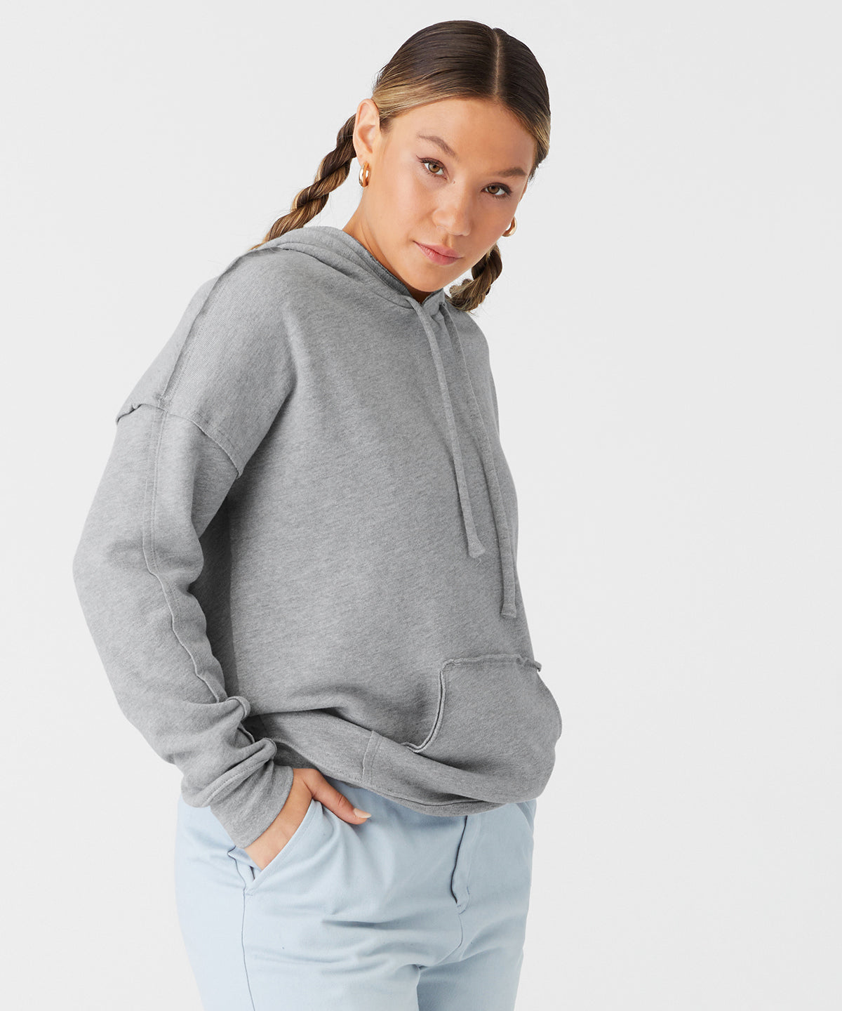 Bella Canvas Unisex Raw-Seam Hoodie