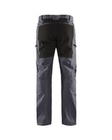 Blaklader Service Trousers with Stretch 14591845 #colour_mid-grey-black