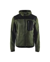 Blaklader Knitted Jacket 4930 #colour_army-green-black