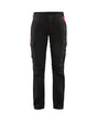 Blaklader Women's Industry Trousers Stretch 7144 #colour_black-red