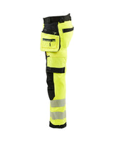 Blaklader Softshell Hi-Vis Trousers 1820 #colour_hi-vis-yellow-black