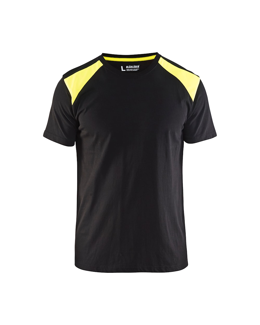 Blaklader T-Shirt 3379 #colour_black-hi-vis-yellow