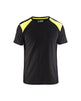 Blaklader T-Shirt 3379 #colour_black-hi-vis-yellow