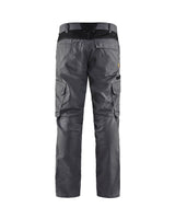 Blaklader Industry Trousers Stretch 1444 - Mid grey/Black #colour_mid-grey