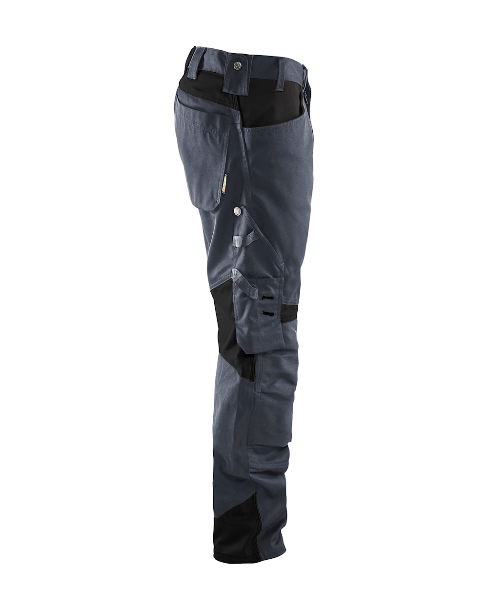 Blaklader Trousers without Nail Pockets 1556 #colour_grey-black