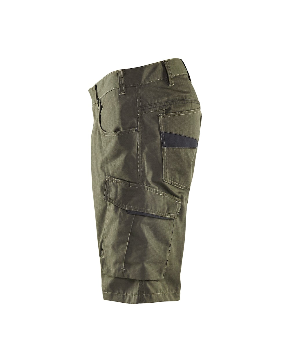 Blaklader Service Shorts 1499 #colour_dark-olive-green-black