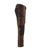 Blaklader Service Trousers with Stretch 14591845 #colour_brown-black