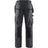 Blaklader Service Trousers with Stretch And Nail Pockets 1496 #colour_mid-grey-black