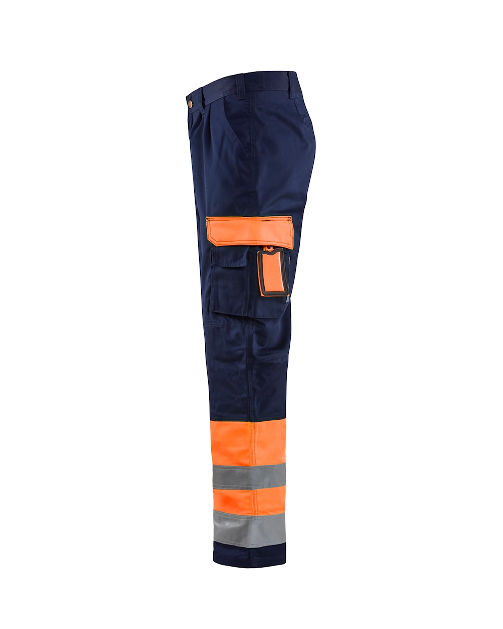 Blaklader Hi-Vis Trousers 1584 - Hi-Vis Orange/Navy Blue