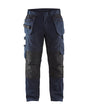 Blaklader Service Trousers with Stretch And Nail Pockets 1496 #colour_dark-navy-black