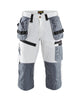 Blaklader X1500 Painters Pirate Trousers 1511 #colour_white-grey