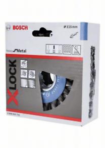Bosch Professional X-LOCK Wire Wheel Knotted - 115mm Steel, 0.5mm, 12mm