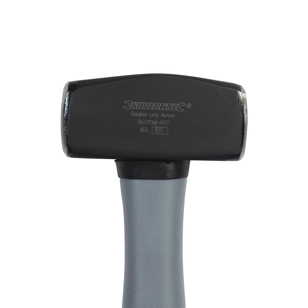 Silverline Lump Hammer Fibreglass 2lb (0.91kg)