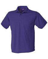 Henbury 65/35 Classic Piqué Polo Shirt - Purple