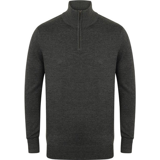 Henbury ¼ Zip Jumper