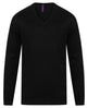 Henbury Cashmere Touch Acrylic V-Neck Jumper