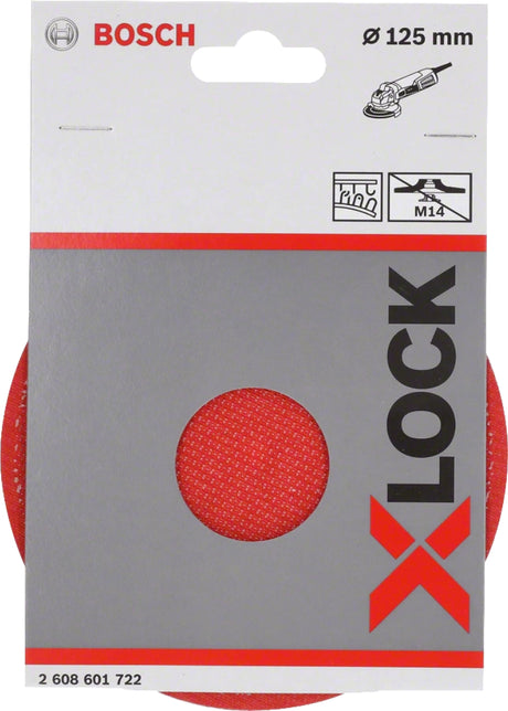 Bosch Professional X-LOCK Backing Pad - Hook and Loop, 125mm, 12250rpm
