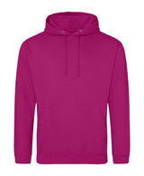 Awdis Just Hoods College Hoodie - Festival Fuchsia