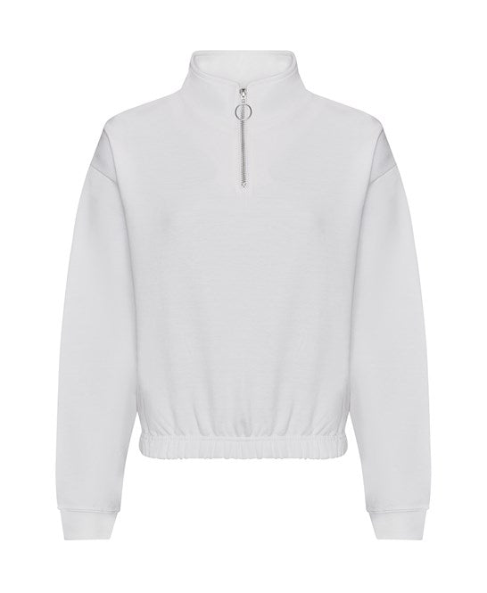 Awdis Just Hoods Women's Cropped ¼-Zip Sweat