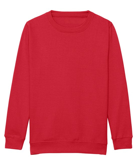 Awdis Just Hoods Kids Awdis Sweatshirt - Fire Red