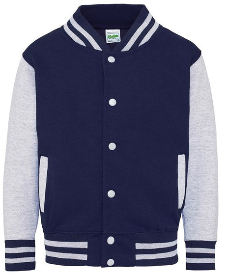 Awdis Just Hoods Kids Varsity Jacket