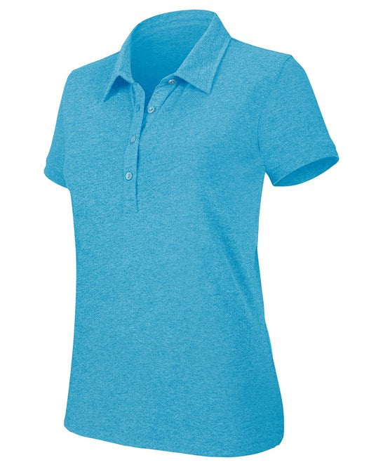 Kariban Women's Melange Short Sleeve Polo Shirt