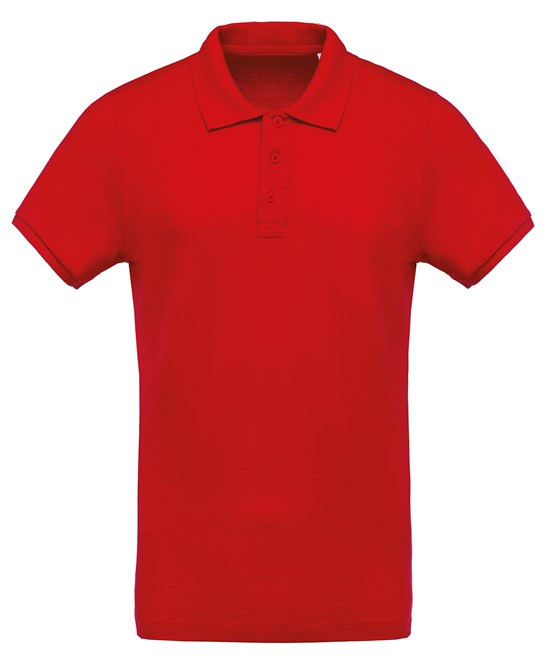 Kariban Men's Organic Piqué Short-Sleeved Polo Shirt