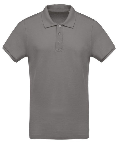 Kariban Men's Organic Piqué Short-Sleeved Polo Shirt