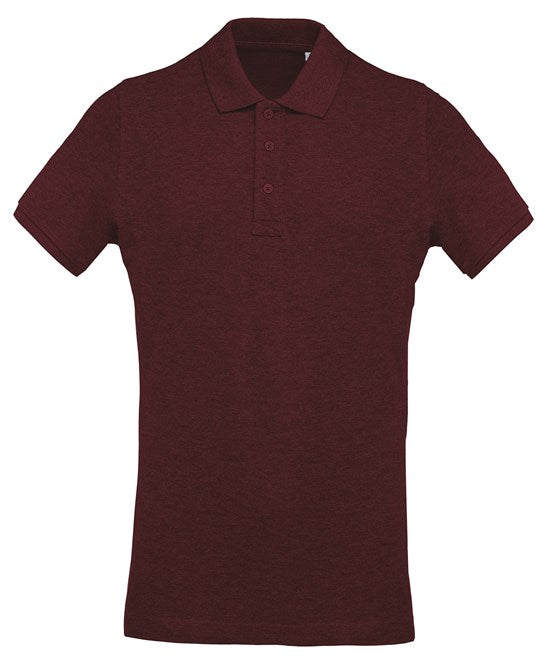 Kariban Men's Organic Piqué Short-Sleeved Polo Shirt