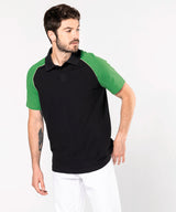 Kariban Polo Baseball Contrast Polo Shirt