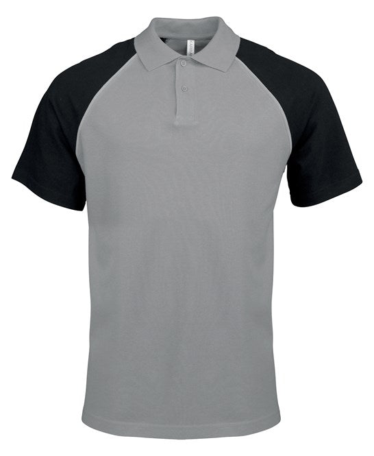 Kariban Polo Baseball Contrast Polo Shirt