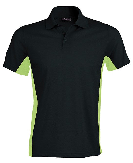 Kariban Flags Short Sleeve Bi-Colour Polo Shirt