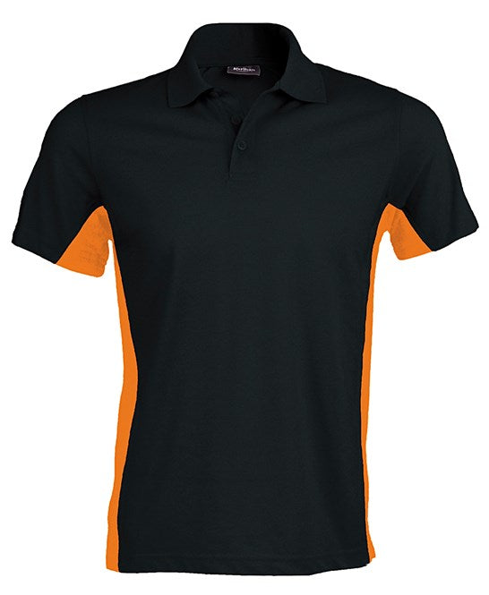 Kariban Flags Short Sleeve Bi-Colour Polo Shirt