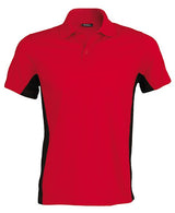 Kariban Flags Short Sleeve Bi-Colour Polo Shirt