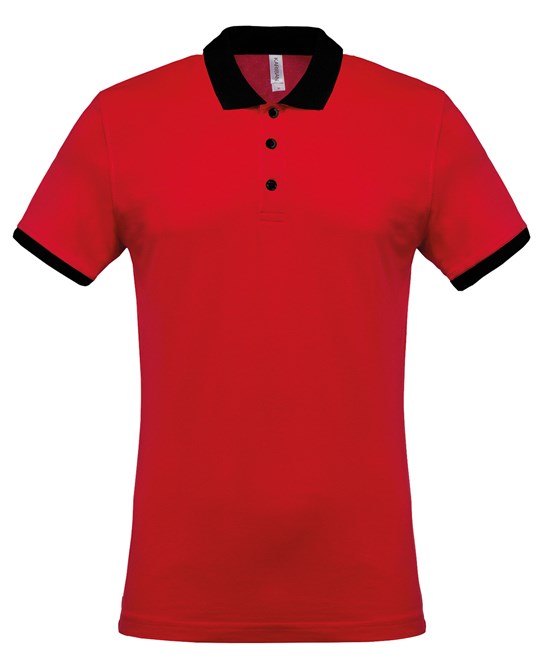 Kariban Two-Tone Piqué Polo Shirt