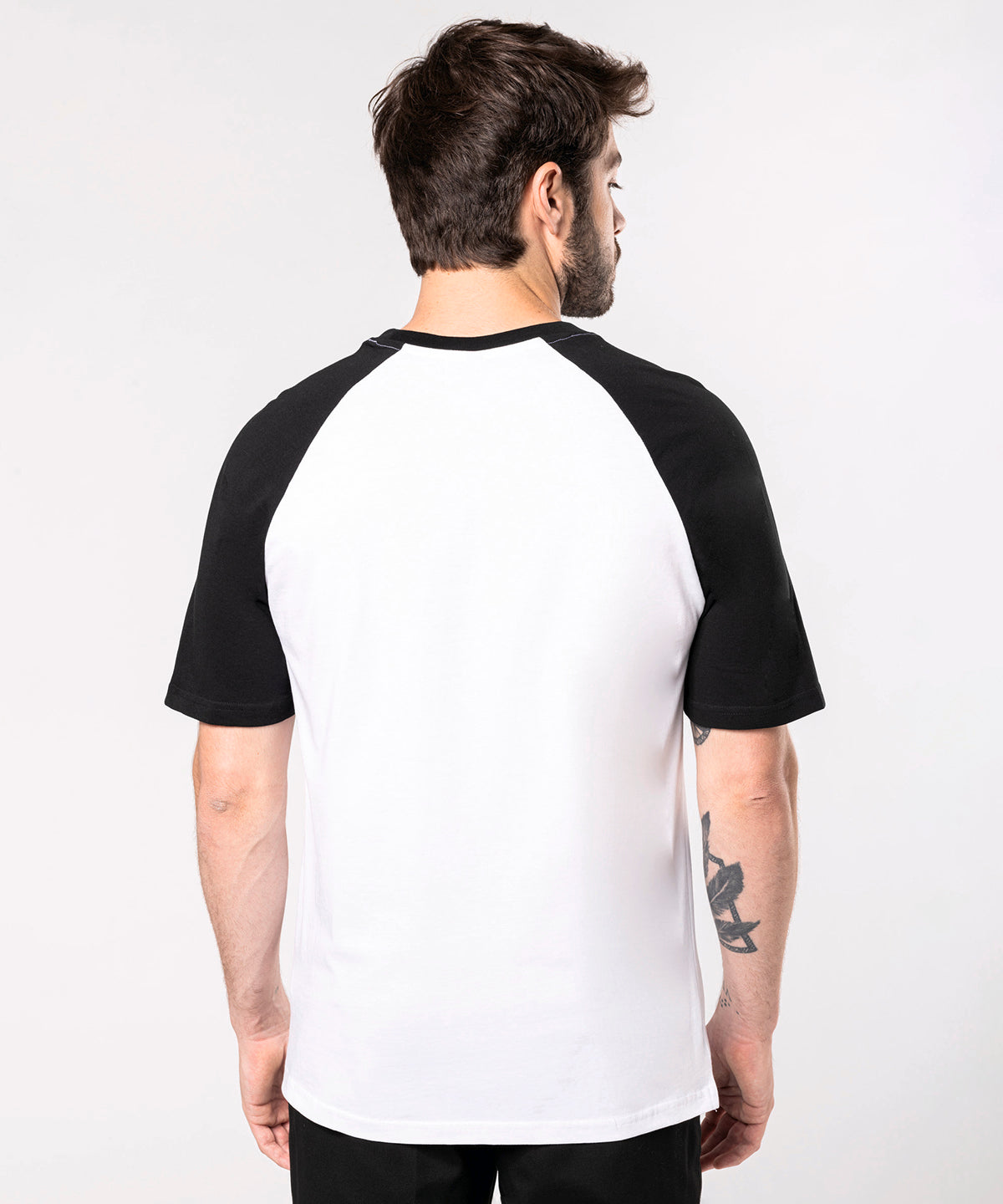 Kariban Baseball Short-Sleeved Two-Tone T-Shirt